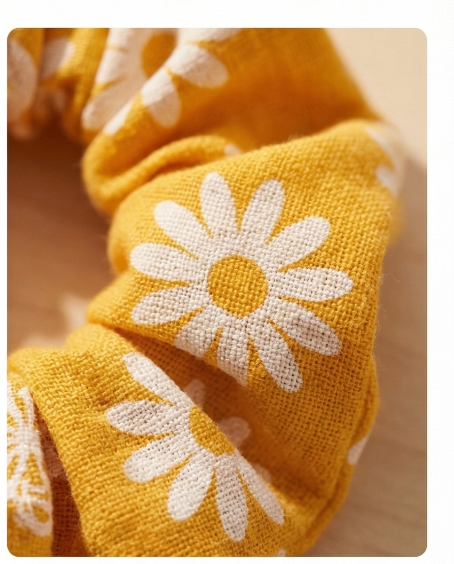 Maak jou bolla vas scrunchie