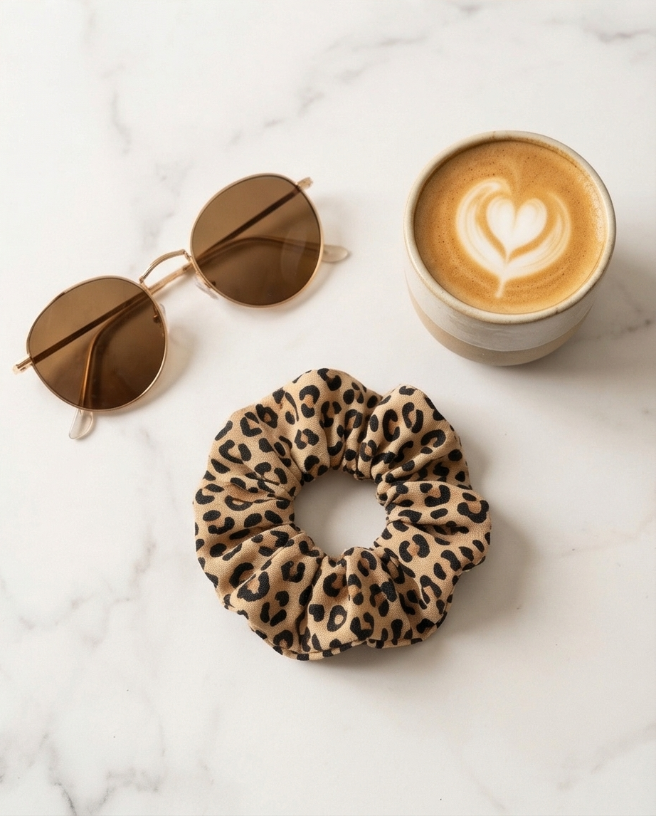 Maak jou bolla vas scrunchie
