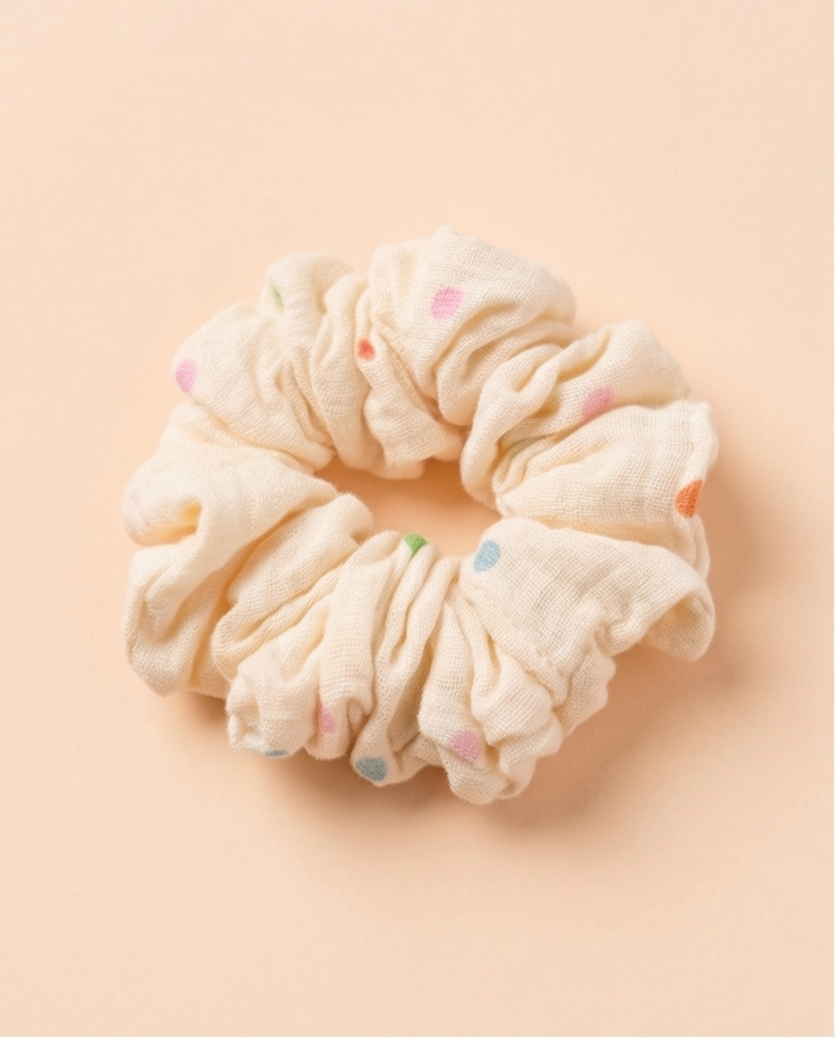 Maak jou bolla vas scrunchie