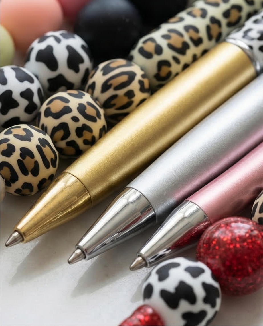 Beaded pens