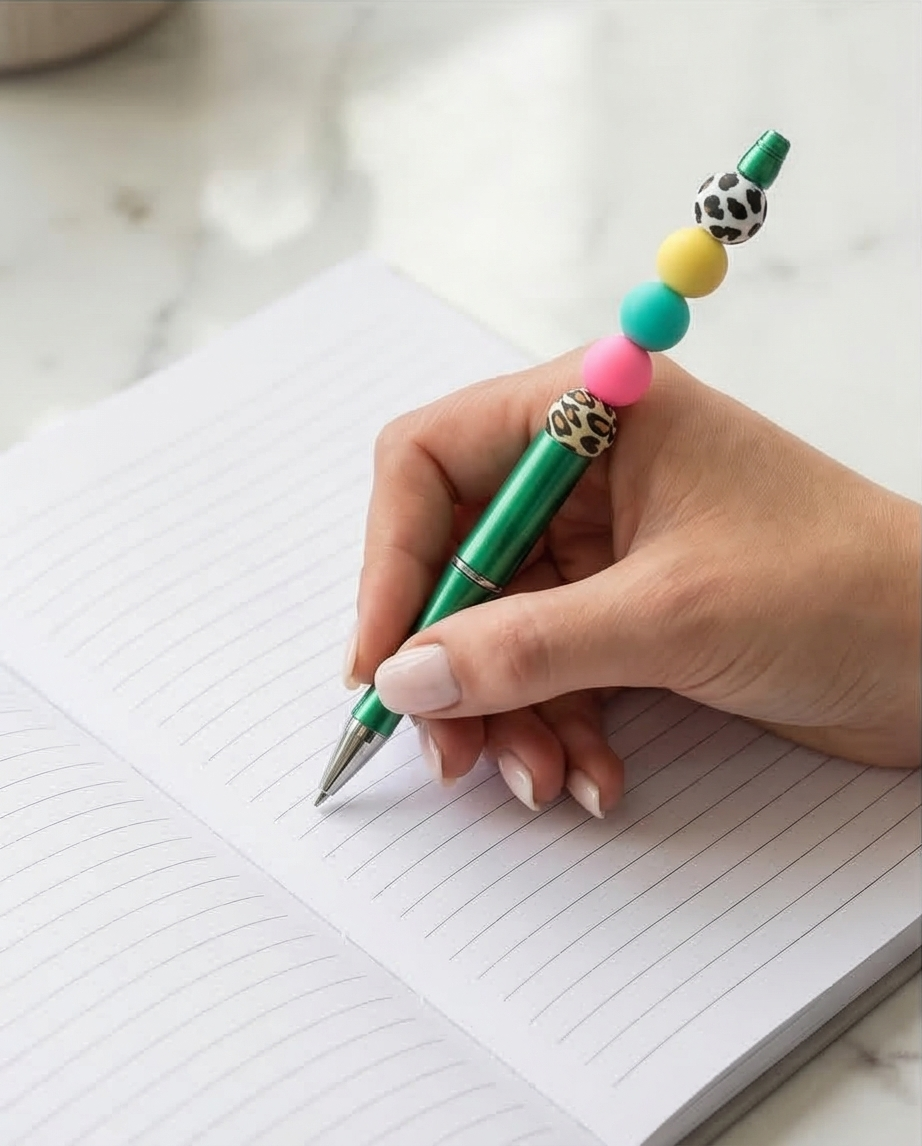 Beaded pens