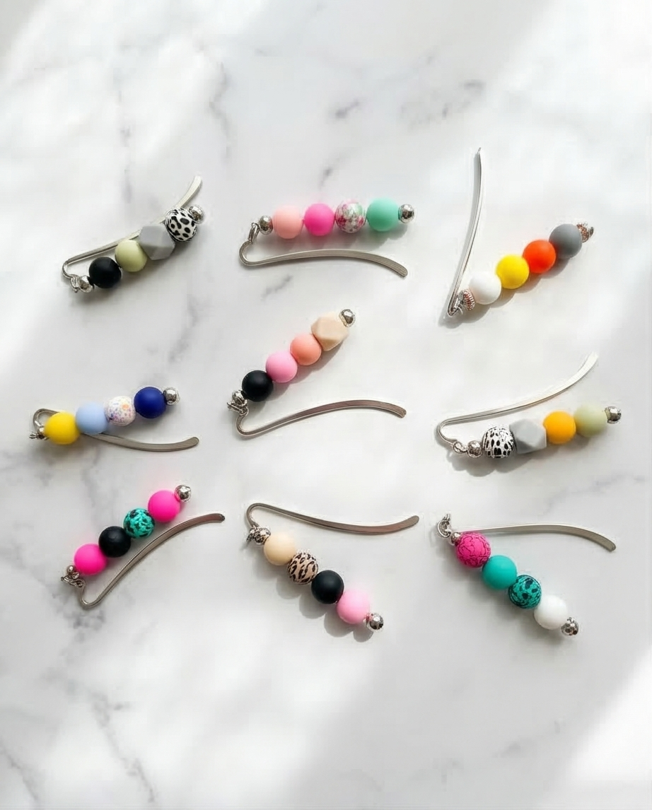 Beaded bookmarks