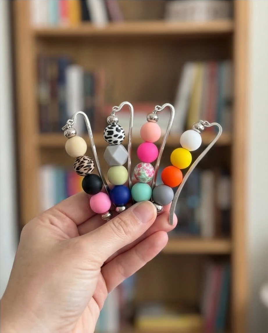 Beaded bookmarks
