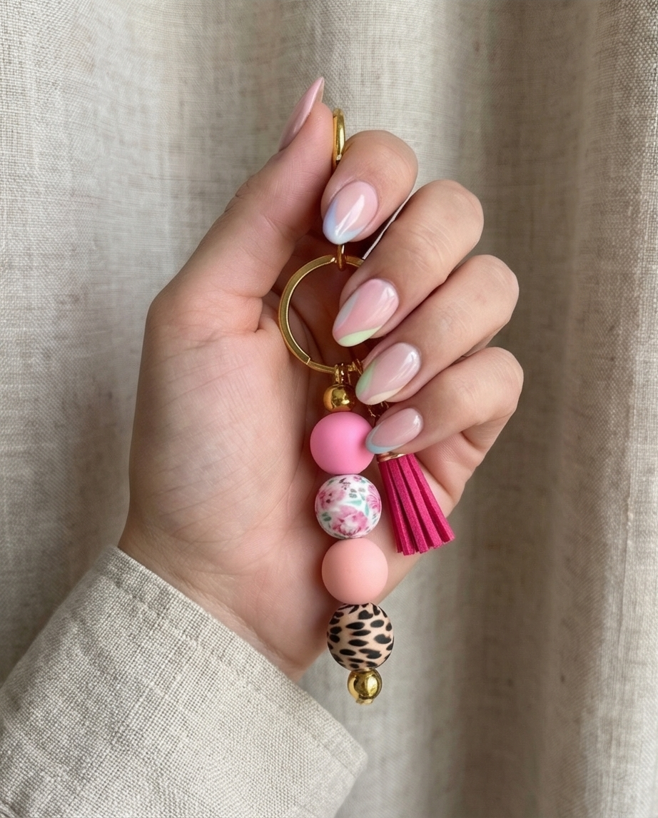 Beaded keychains