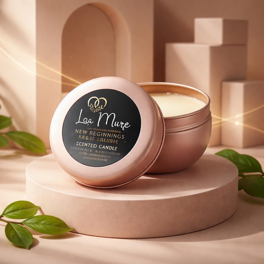 Fresh Linen 80ML Rose Gold Tin Candle