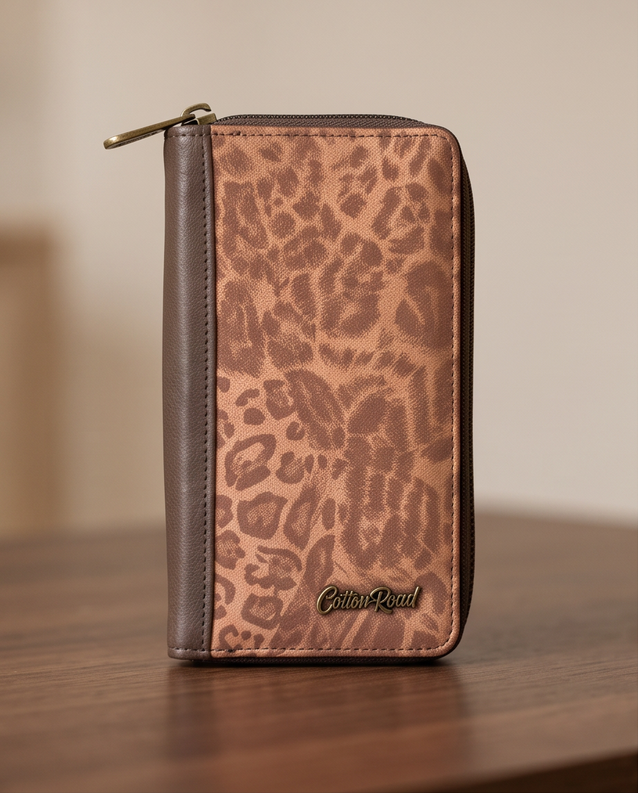 Cotton Road Leopard Wallet