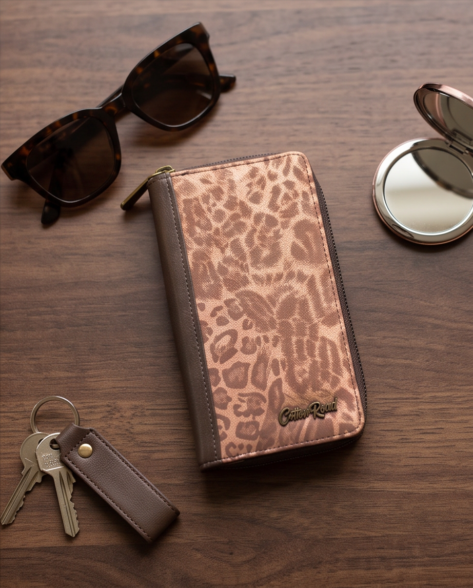 Cotton Road Leopard Wallet
