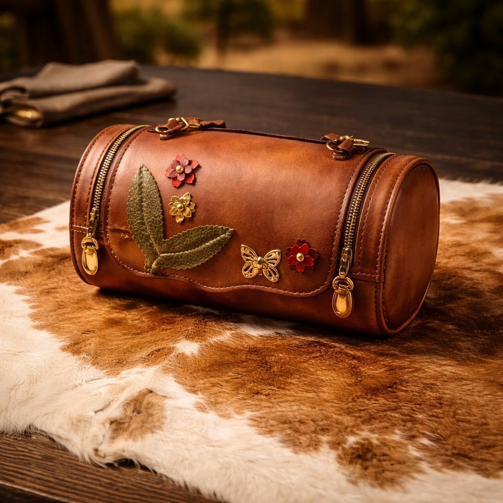 Genuine Top Grain Custom Leather Handbag