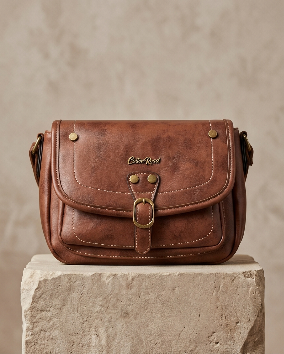 Cotton Road Handbag Shades of Brown