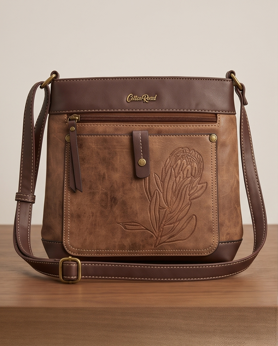 Cotton Road Handbag Shades of Brown