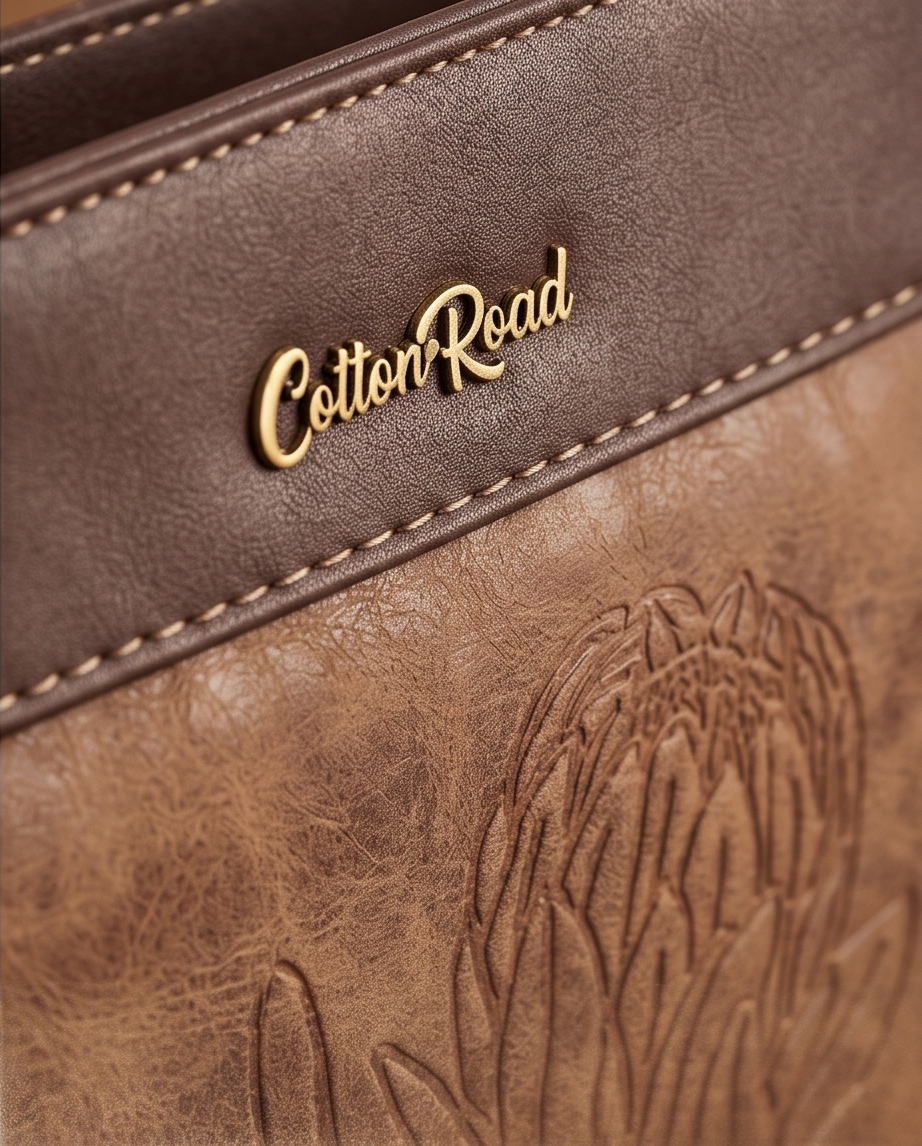 Cotton Road Handbag Shades of Brown