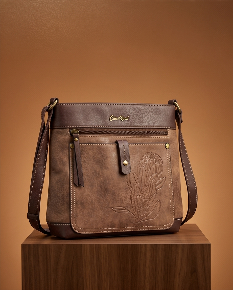 Cotton Road Handbag Shades of Brown